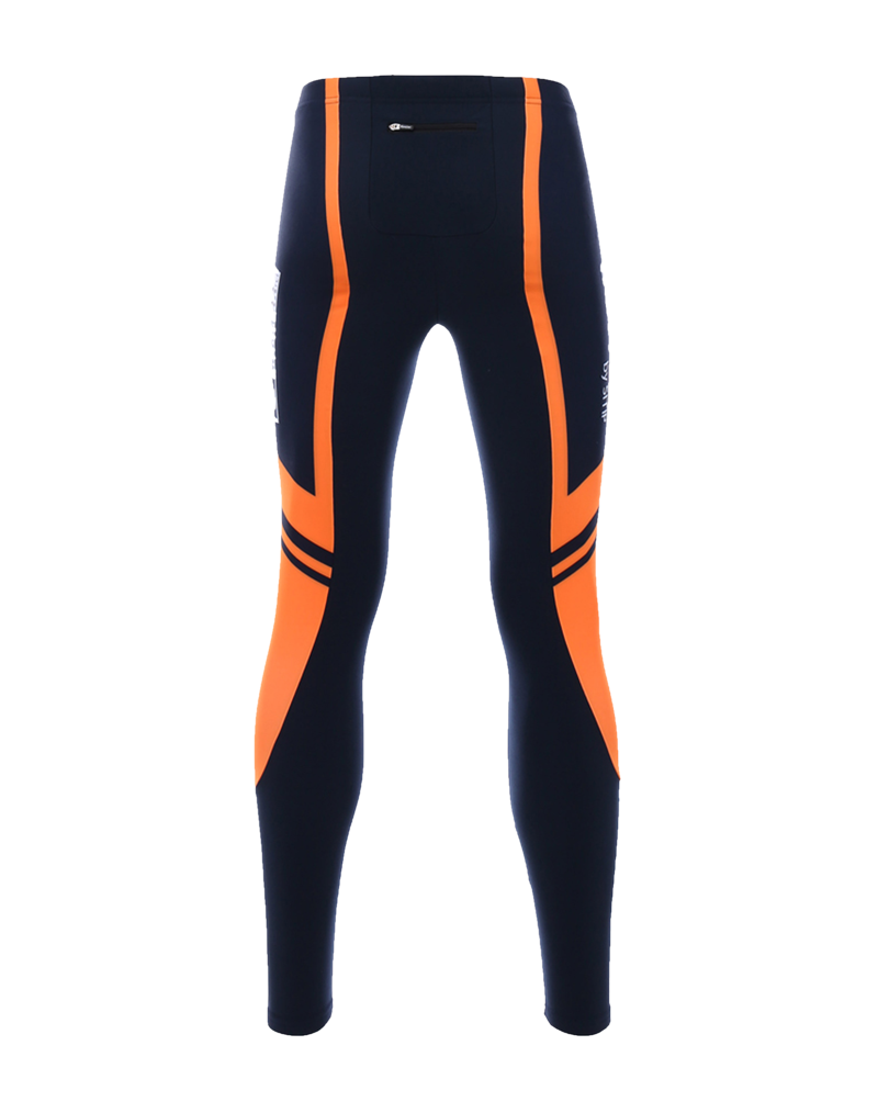 orange running pants